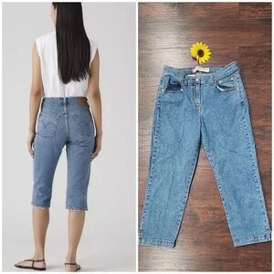 LEVI'S Classic SLIM CAPRIS CROPED JEANS 💙